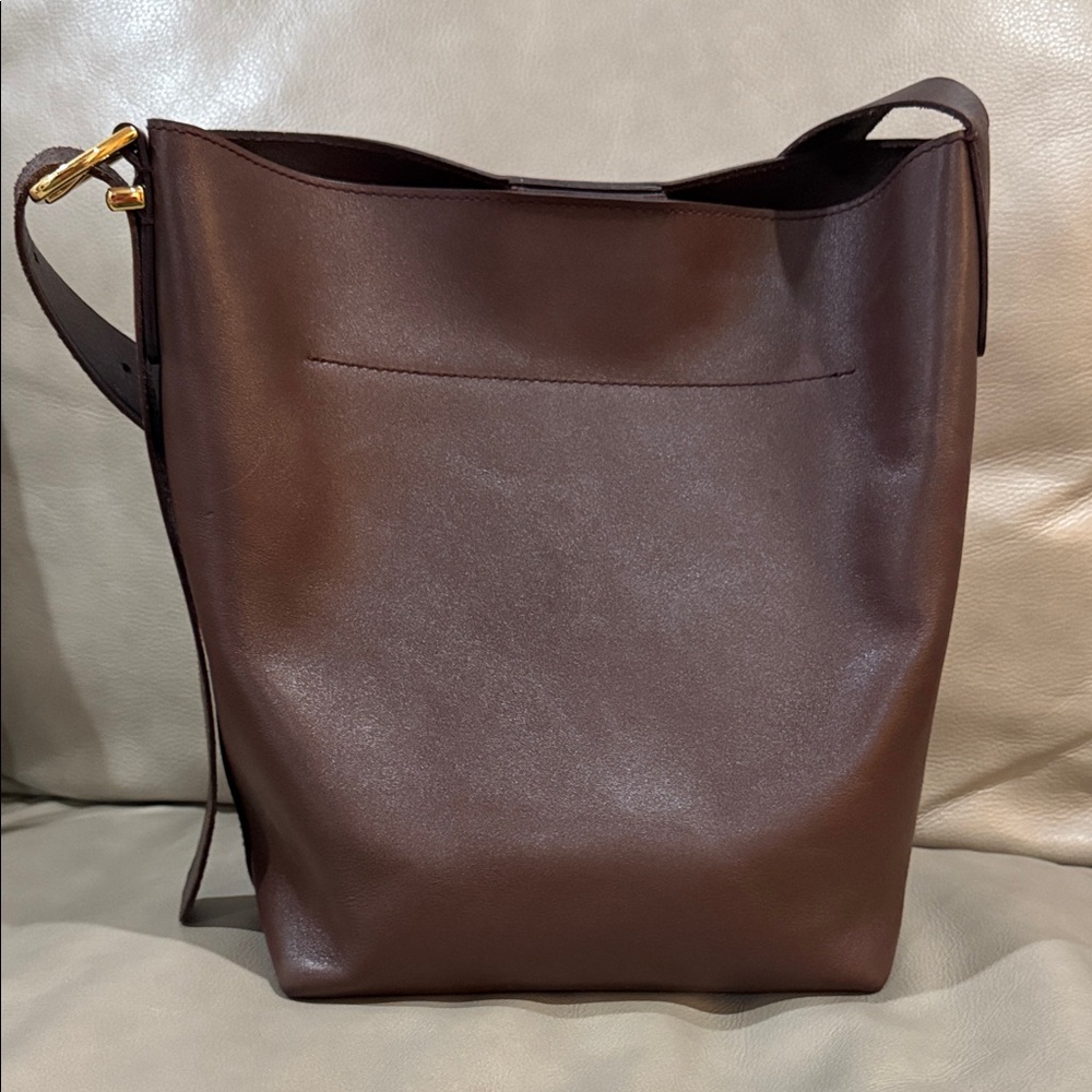 Madewell Essential Medium Leather Tote Bag